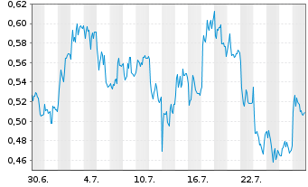 Chart Mini Future Long AIXTRON - 1 Monat