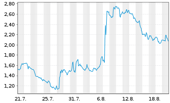Chart Mini Future Short Eli Lilly - 1 Month