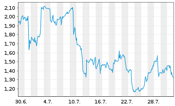 Chart Mini Future Long CrowdStrike Holdings - 1 Monat