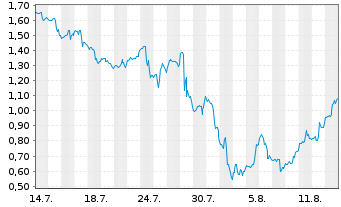Chart Mini Future Long UnitedHealth Group - 1 Monat