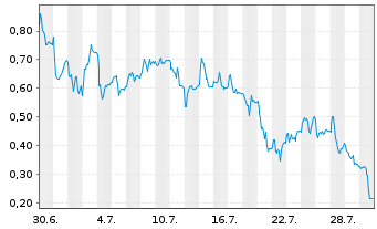 Chart Mini Future Long Mutares - 1 Monat