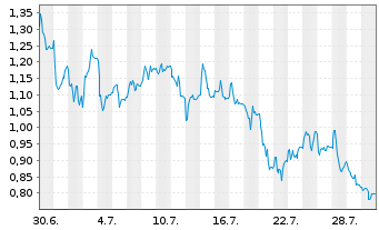 Chart Mini Future Long Mutares - 1 Monat
