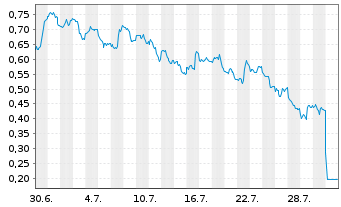 Chart Mini Future Short Amazon - 1 Monat