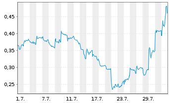 Chart Mini Future Short BYD - 1 mois