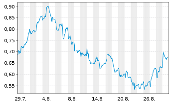 Chart Mini Future Short Porsche - 1 Month
