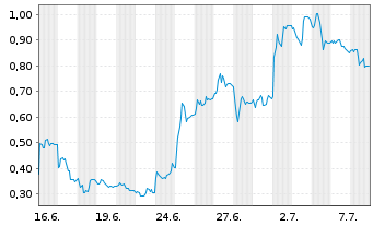 Chart Mini Future Long SMA Solar - 1 Monat