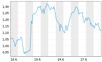 Chart Mini Future Short Visa - 1 Monat