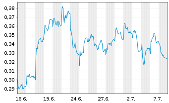 Chart Mini Future Short TeamViewer - 1 Monat