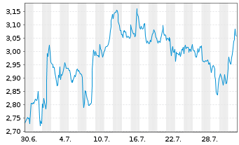 Chart Mini Future Short Adobe - 1 Monat