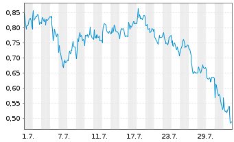 Chart Mini Future Long Borussia Dortmund - 1 mois