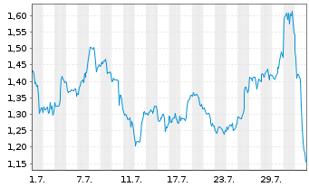 Chart Mini Future Long Snowflake - 1 Month