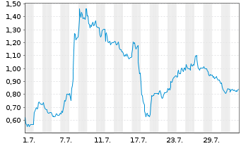 Chart Mini Future Long Salzgitter - 1 Month