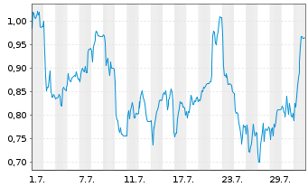 Chart Mini Future Short Formycon - 1 Monat