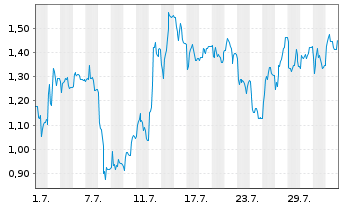 Chart Mini Future Short secunet - 1 Month