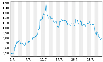 Chart Mini Future Long Standard Lithium - 1 Month