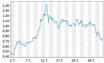 Chart Mini Future Long Standard Lithium - 1 Month