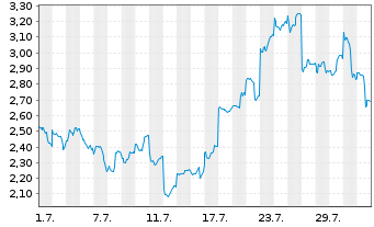 Chart Mini Future Long SoftBank - 1 Month