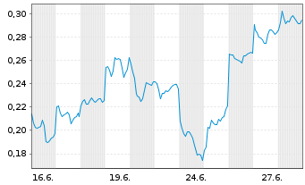 Chart Mini Future Short BYD - 1 Month