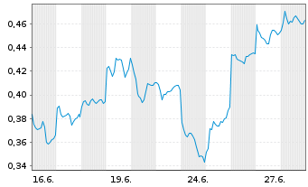 Chart Mini Future Short BYD - 1 Month