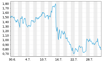 Chart Mini Future Long ASML - 1 Monat