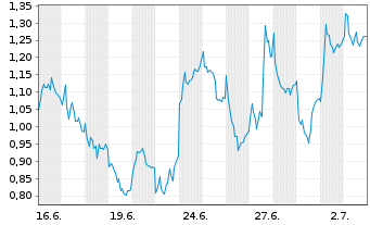 Chart Mini Future Long Volkswagen - 1 Monat