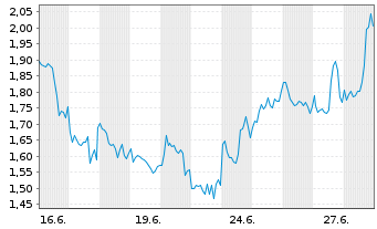 Chart Mini Future Long Microstrategy - 1 Month