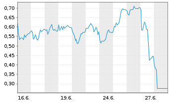 Chart Mini Future Short Porsche - 1 Month