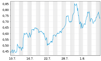 Chart Mini Future Long NVIDIA - 1 Monat