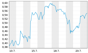 Chart Mini Future Long NVIDIA - 1 Monat