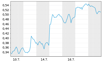Chart Mini Future Long NVIDIA - 1 Monat