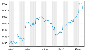 Chart Mini Future Long NVIDIA - 1 Month