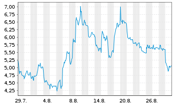 Chart Mini Future Short Rheinmetall - 1 Month