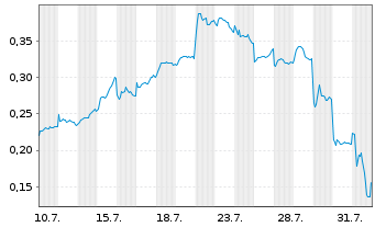 Chart Mini Future Long BYD - 1 mois