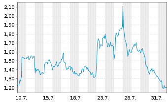 Chart Mini Future Long BMW - 1 mois