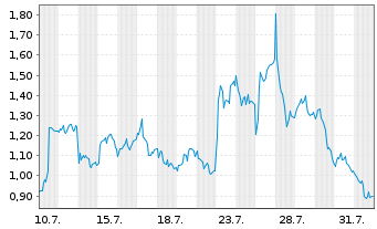 Chart Mini Future Long BMW - 1 mois