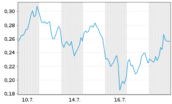 Chart Mini Future Long Intel - 1 Monat