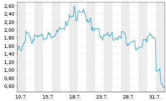 Chart Mini Future Long Coinbase - 1 Month