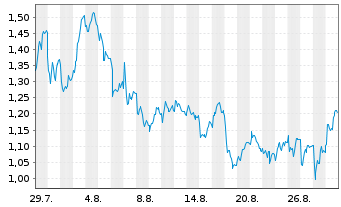 Chart Mini Future Short Porsche - 1 Month