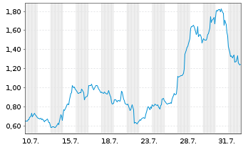 Chart Mini Future Long Super Micro Computer - 1 Month