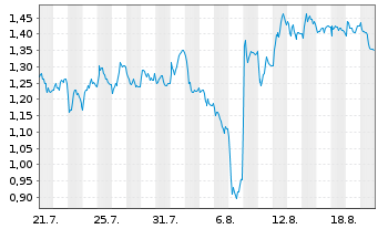 Chart Mini Future Short Muenchener Rueck - 1 Month