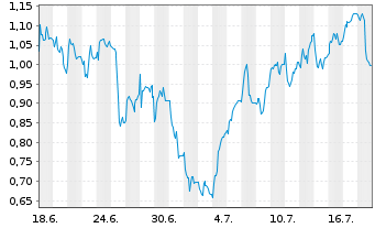 Chart Mini Future Long IONOS Group - 1 Monat