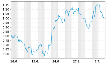 Chart Mini Future Long Siltronic - 1 Monat