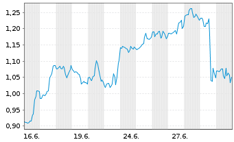 Chart Mini Future Long Cloudflare - 1 Monat