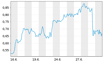 Chart Mini Future Long Cloudflare - 1 Monat