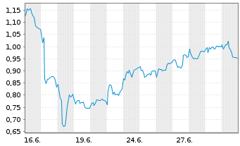 Chart Mini Future Long Fresenius Medical Care - 1 Monat