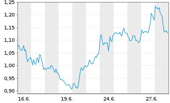 Chart Mini Future Long Home Depot - 1 Monat