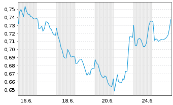 Chart Mini Future Long Indus Holding - 1 Month