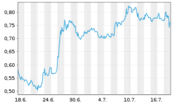 Chart Mini Future Long Indus Holding - 1 Monat
