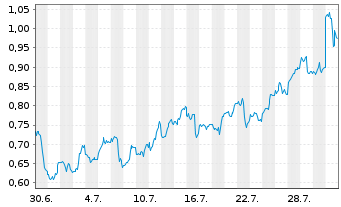 Chart Mini Future Long Amazon - 1 Monat