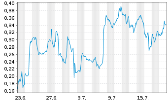 Chart Mini Future Long Intel - 1 Monat